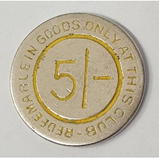 AUSTRALIA . FIVE 5  SHILLINGS . CHARLES SHELLEY . STEEL TOKEN